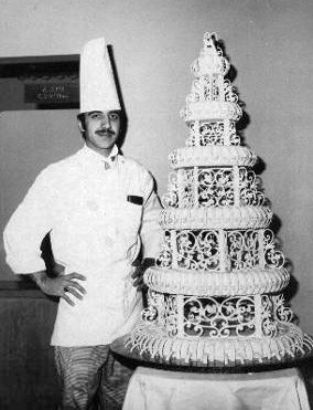 The first wedding cake I ever made.