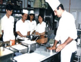 During a training session.