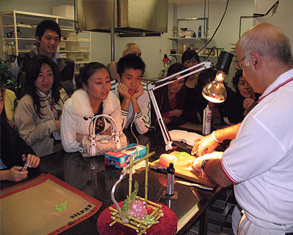 Demonstrating Sugar Work for Chinese Women Association.