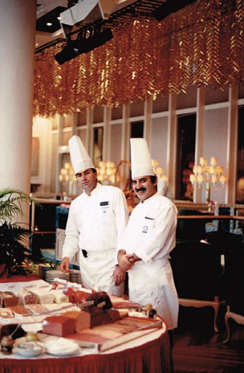 With Chef Blanchard.