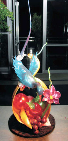 Sugar centerpiece (isomalt)