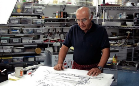 Serdar planning a cake.